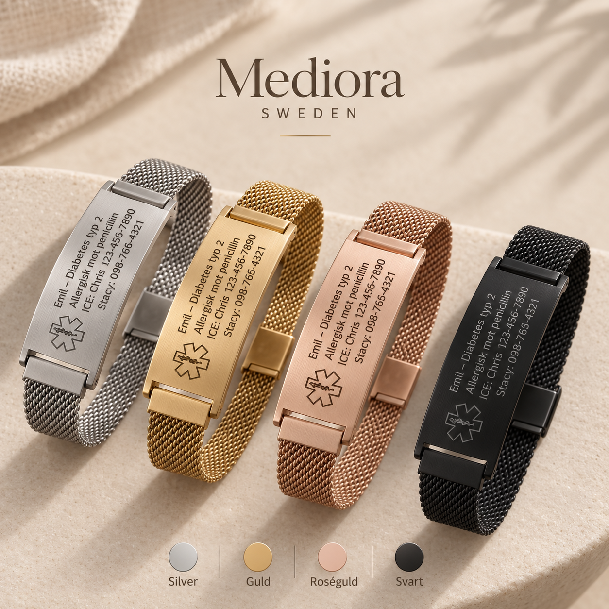 MEDIORA stil - Medicinskt armband