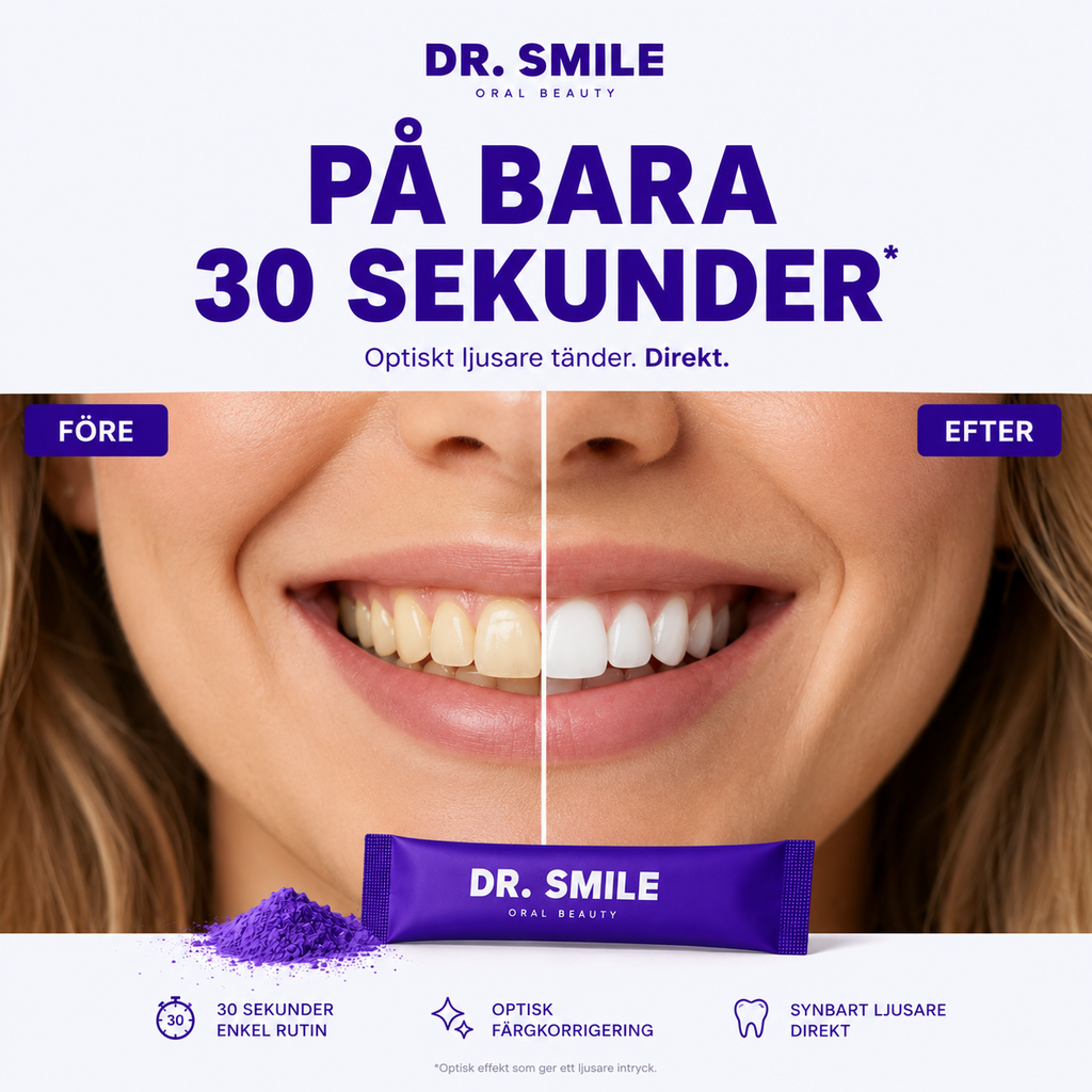 DR.SMILE - Tandblekningspulver