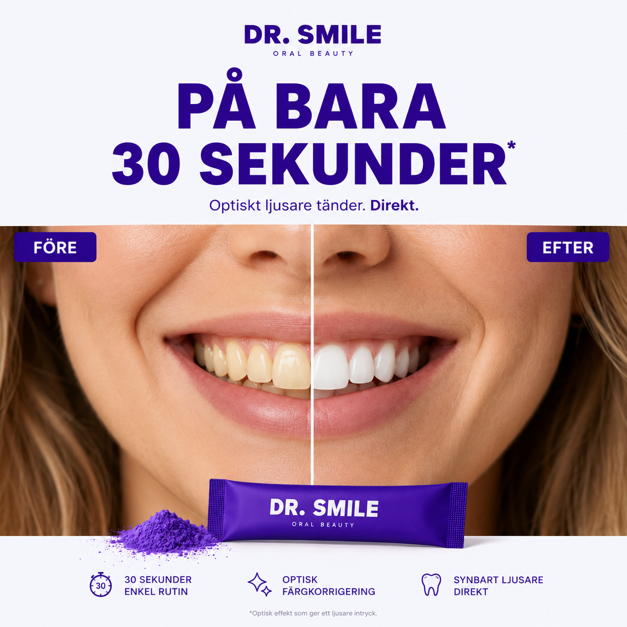 DR.SMILE - Tandblekningspulver